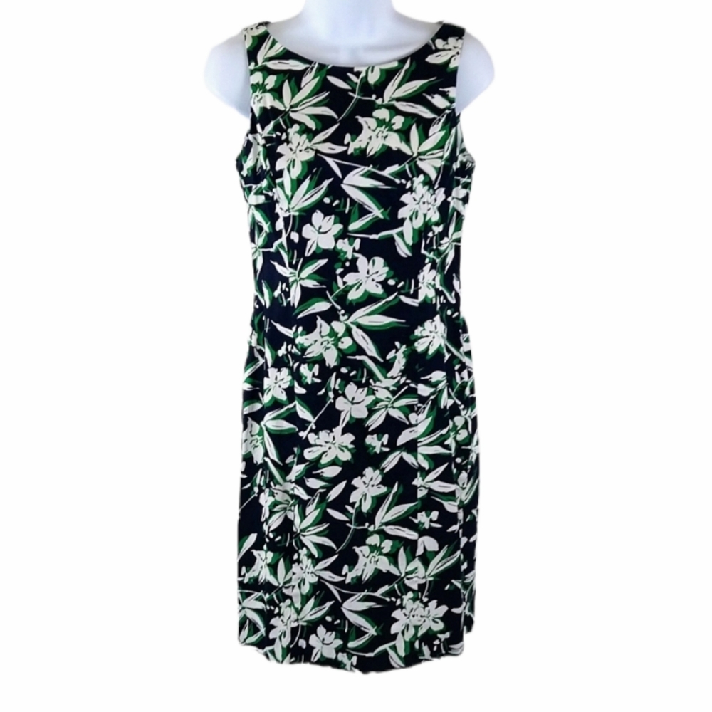 Chaps floral print dress